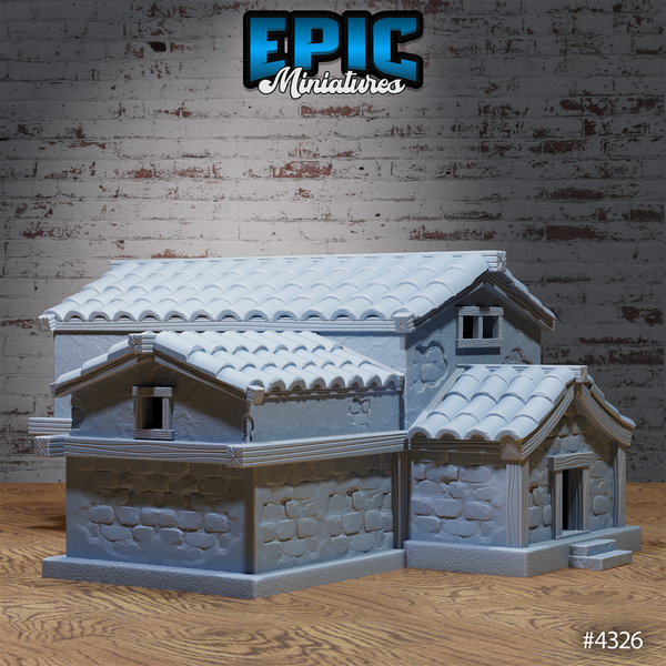 Olympian Buildings 3D-printed model