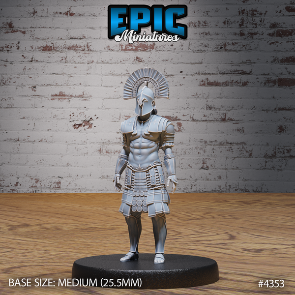 Olympian Soldier 3D-printed model
