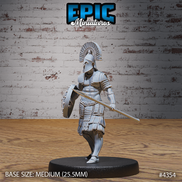 Olympian Soldier 3D-printed model