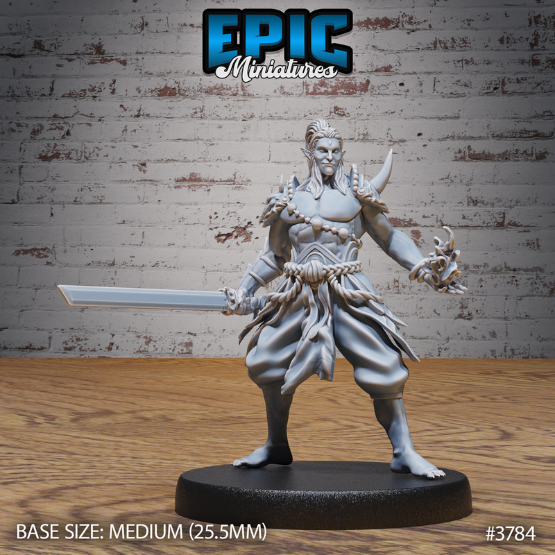 Oni Adventurer 3D-printed model