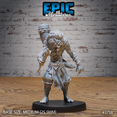 Oni Beast Warrior 3D-printed model