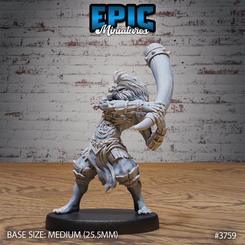 Oni Beast Warrior 3D-printed model