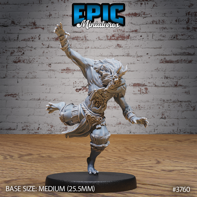 Oni Beast Warrior 3D-printed model