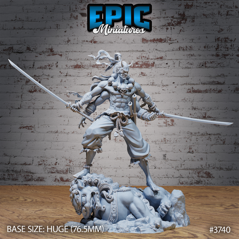 Oni Demon Overlord 3D-printed model