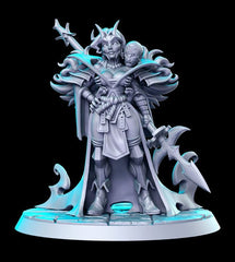 Oni Sorceress 3D-printed model