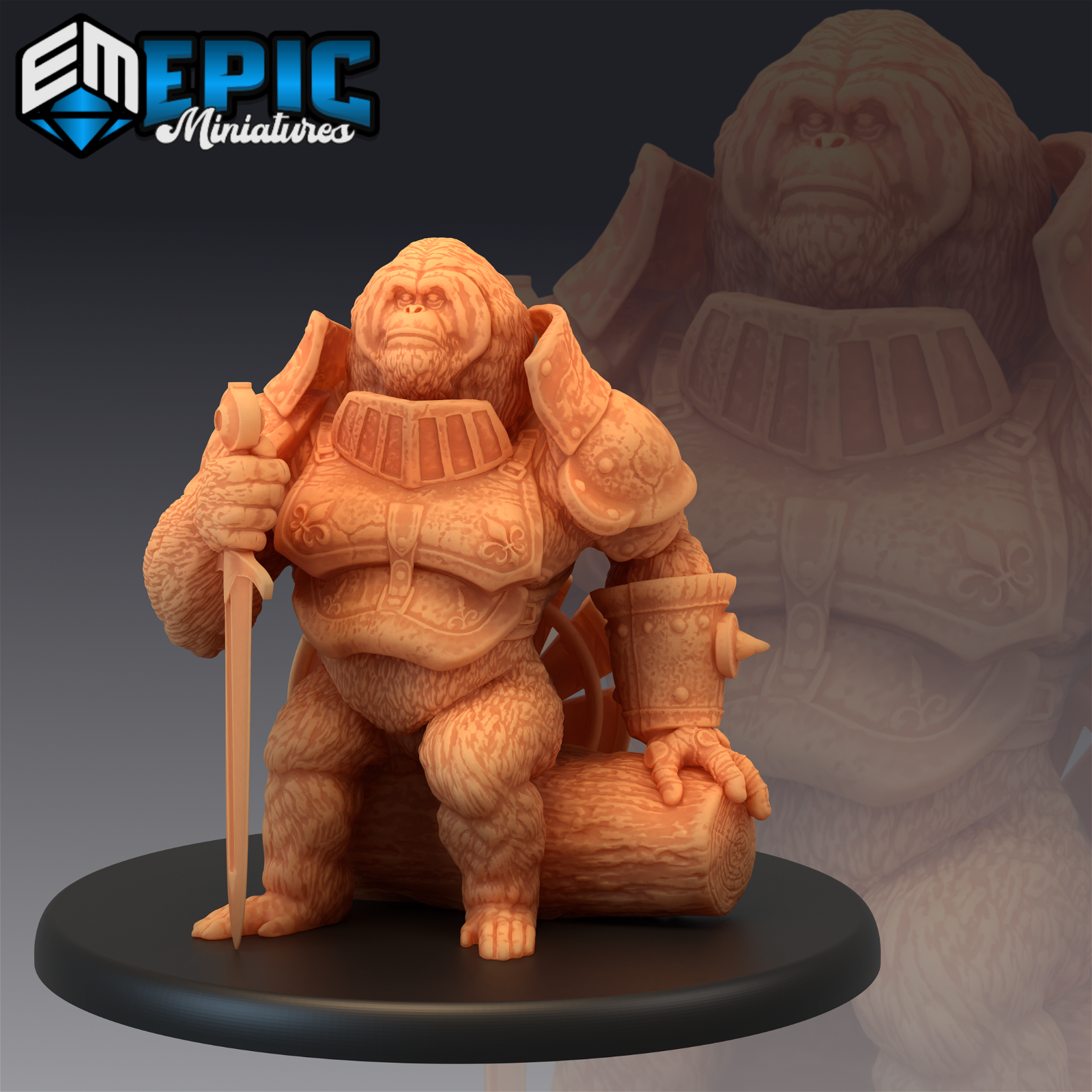 Orangutan Knight - The Printable Dragon