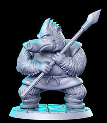 Orc 3D-printed model