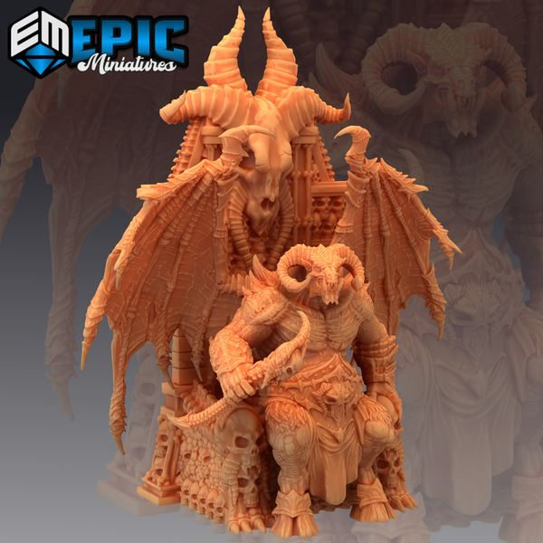 Orc Demon Lord 3D-printed model