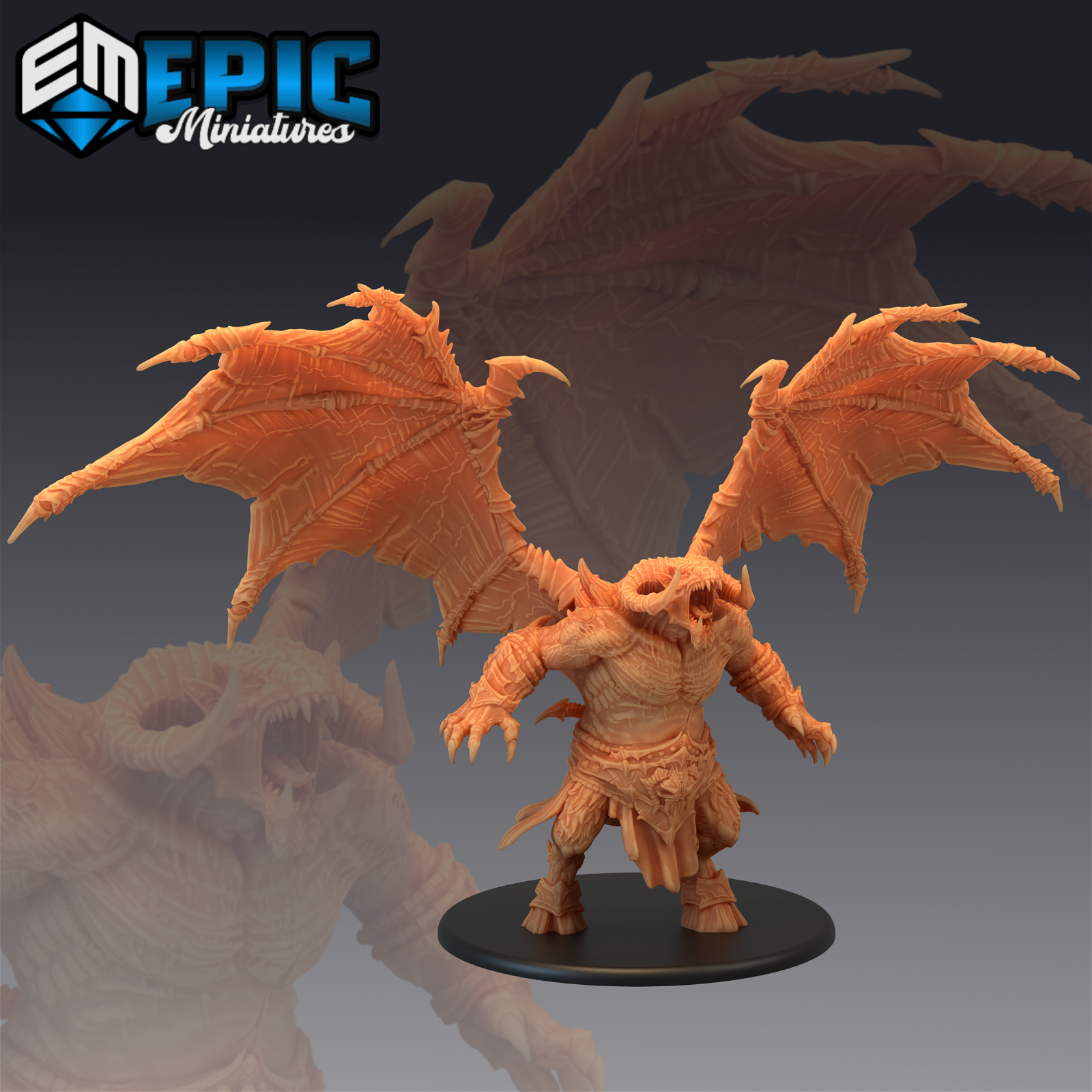 Orc Demon Lord - The Printable Dragon