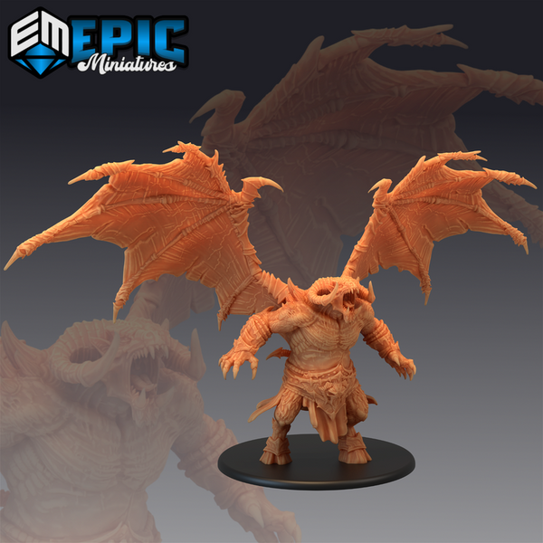 Orc Demon Lord 3D-printed model