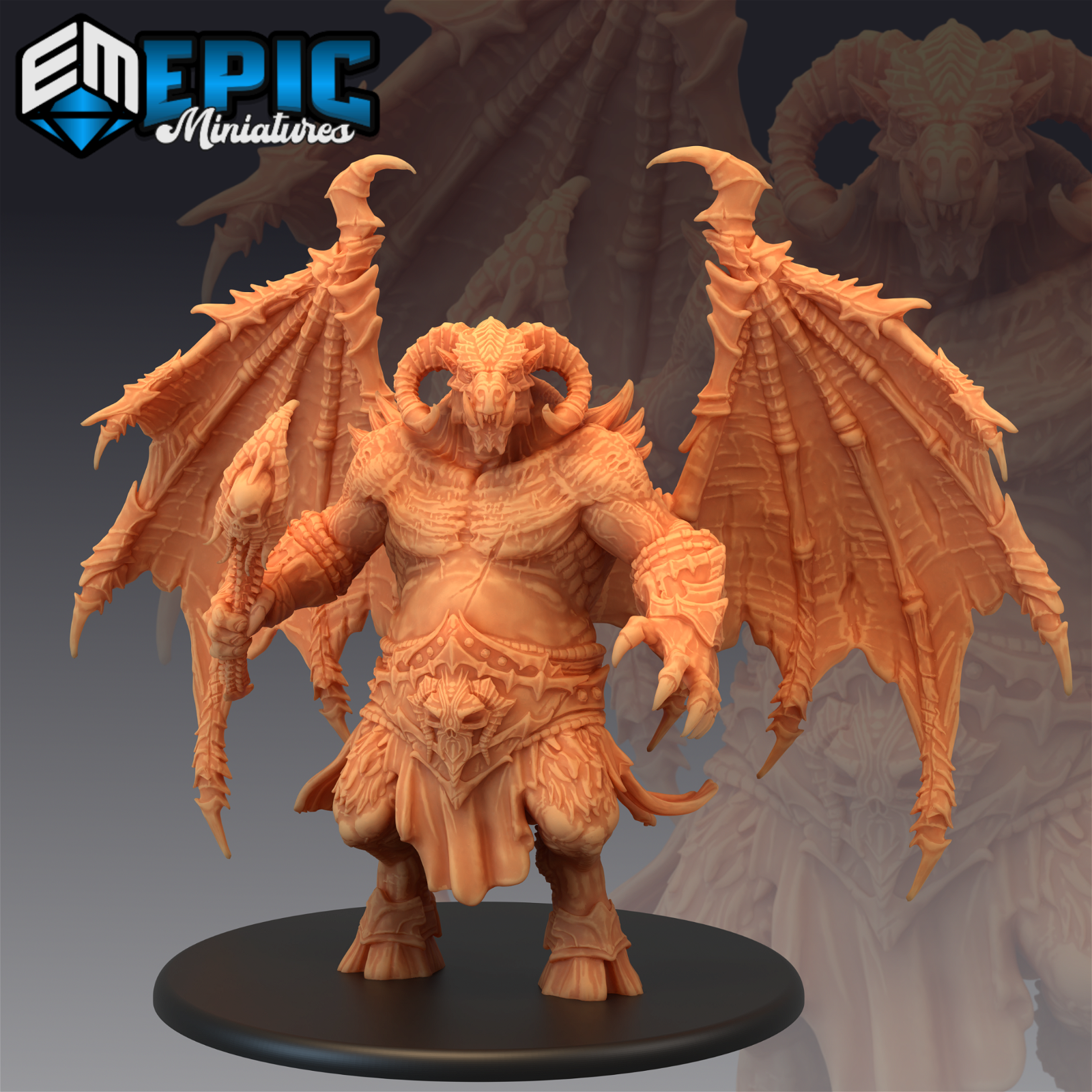 Orc Demon Lord - The Printable Dragon