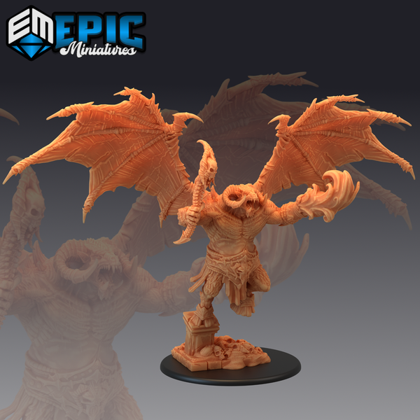 Orc Demon Lord 3D-printed model