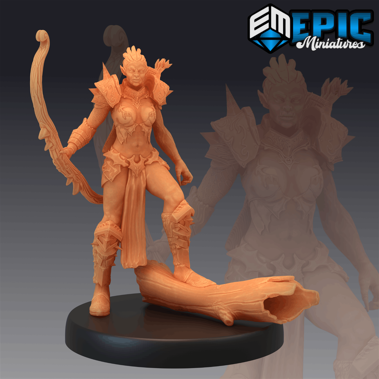 Orc Female Warrior - The Printable Dragon