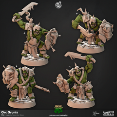 Orc Grunts - The Printable Dragon