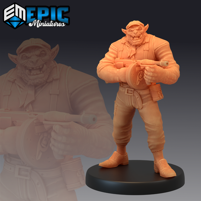 Orc Henchman 3D-printed model