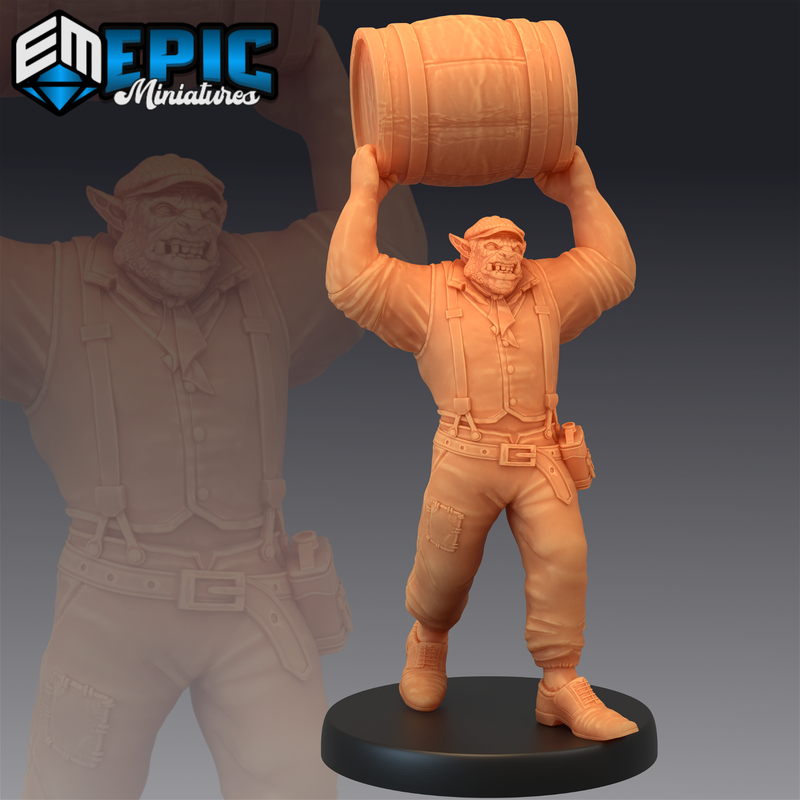 Orc Henchman 3D-printed model