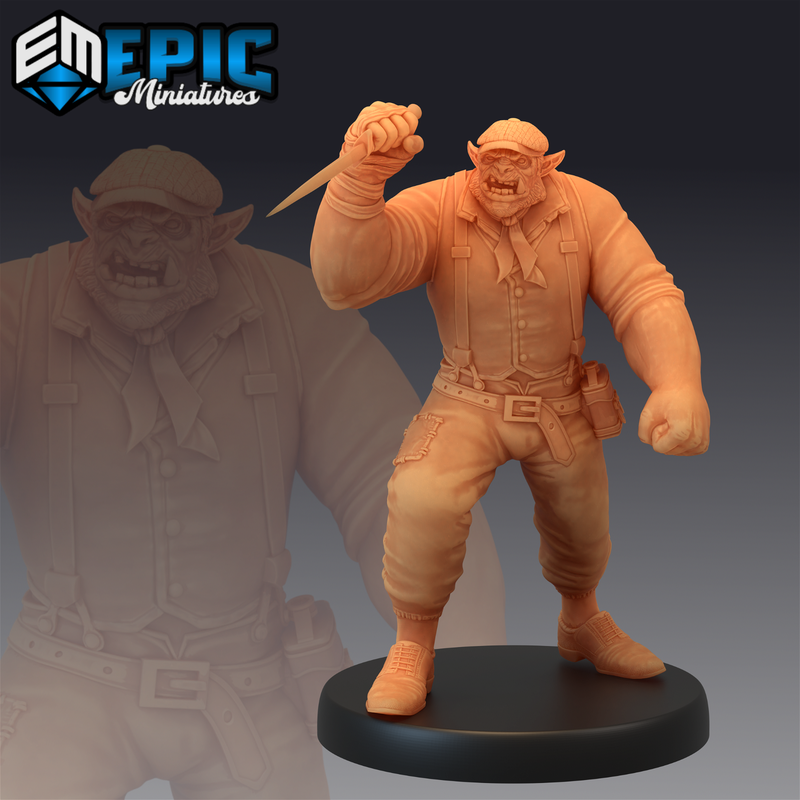 Orc Henchman 3D-printed model