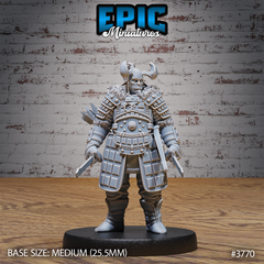 Orc Samurai 3D-printed model