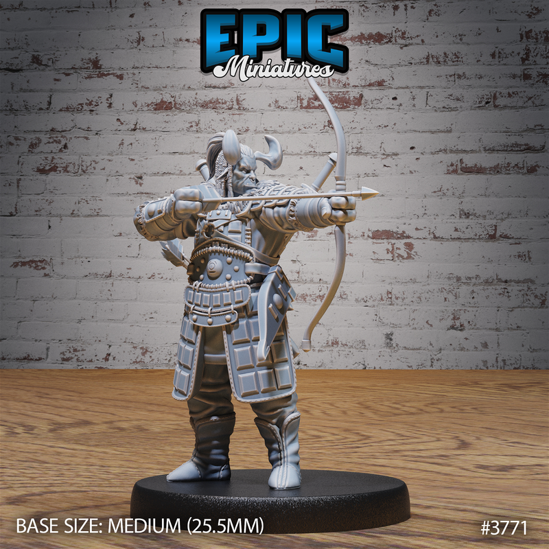 Orc Samurai 3D-printed model