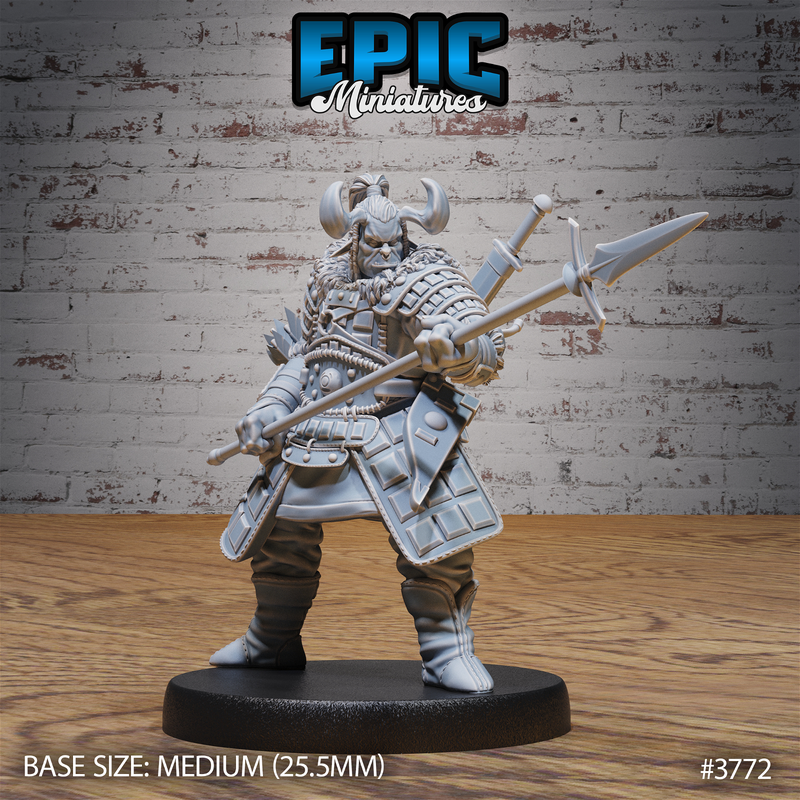 Orc Samurai 3D-printed model