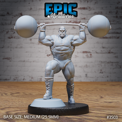 Orc Strongman 3D-printed model