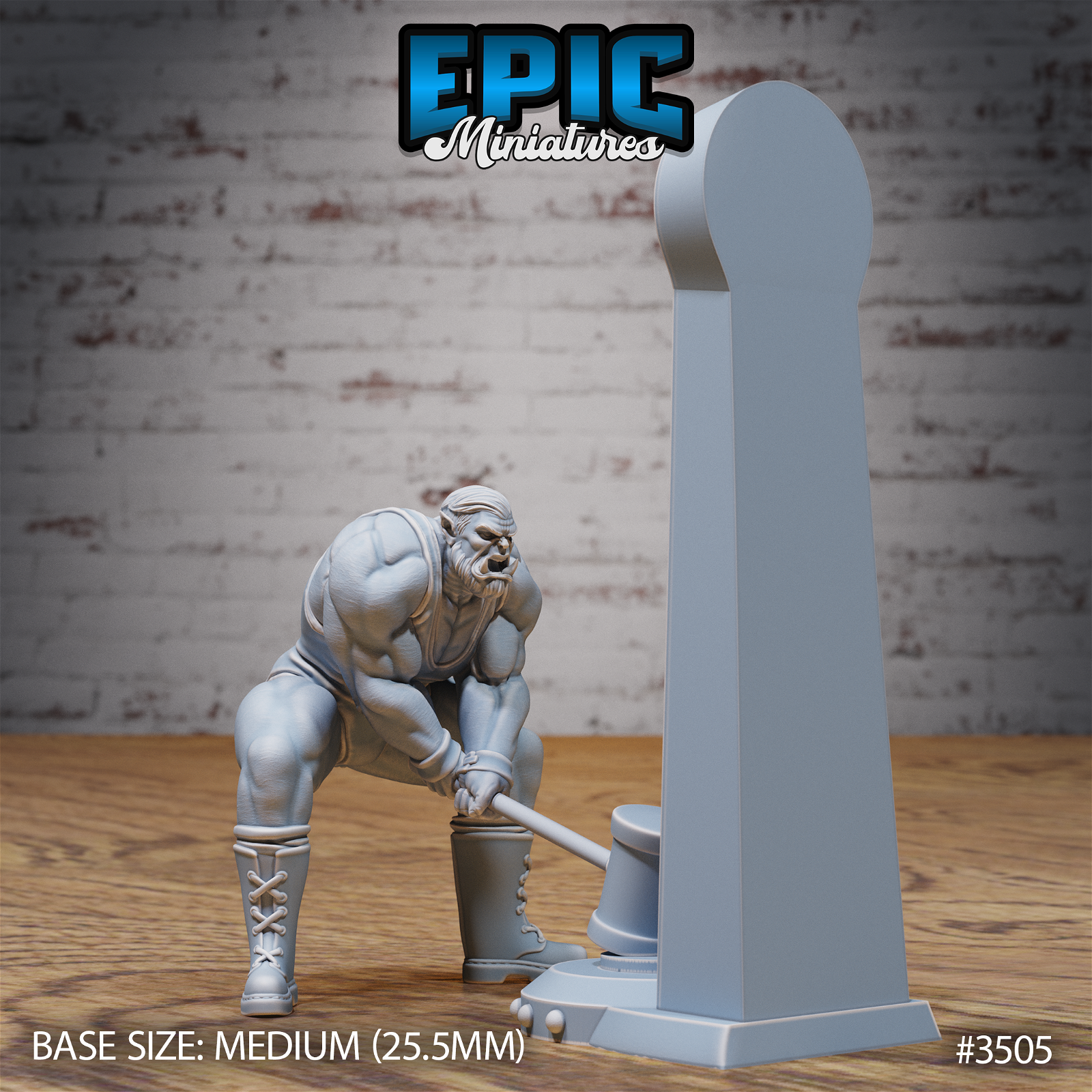 Orc Strongman - The Printable Dragon