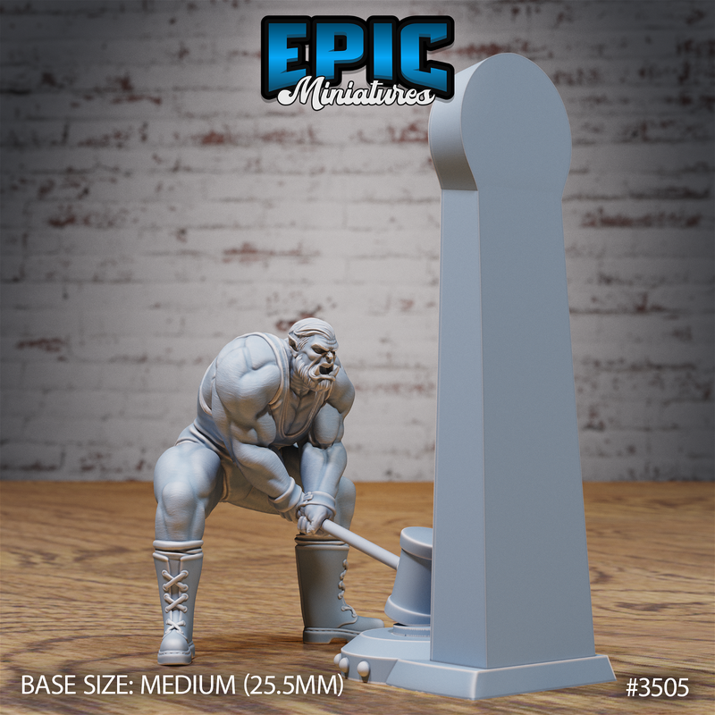 Orc Strongman 3D-printed model