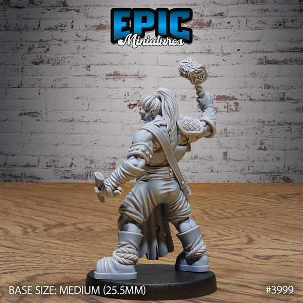 Orc Villager 3D-printed model