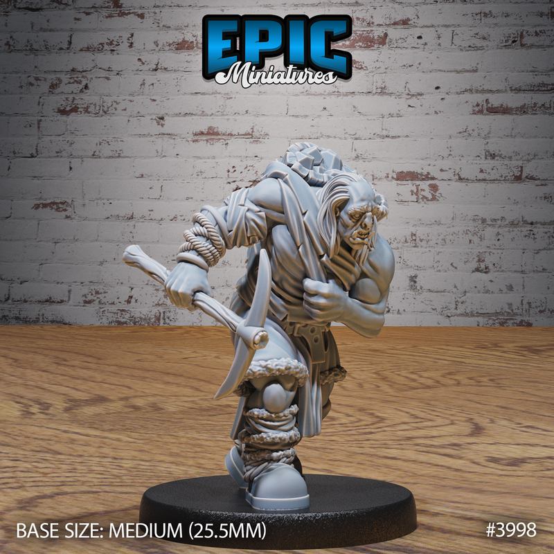 Orc Villager 3D-printed model