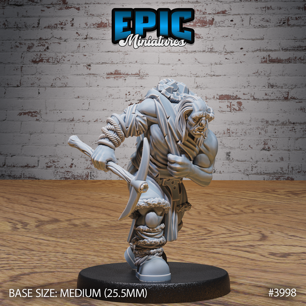 Orc Villager 3D-printed model