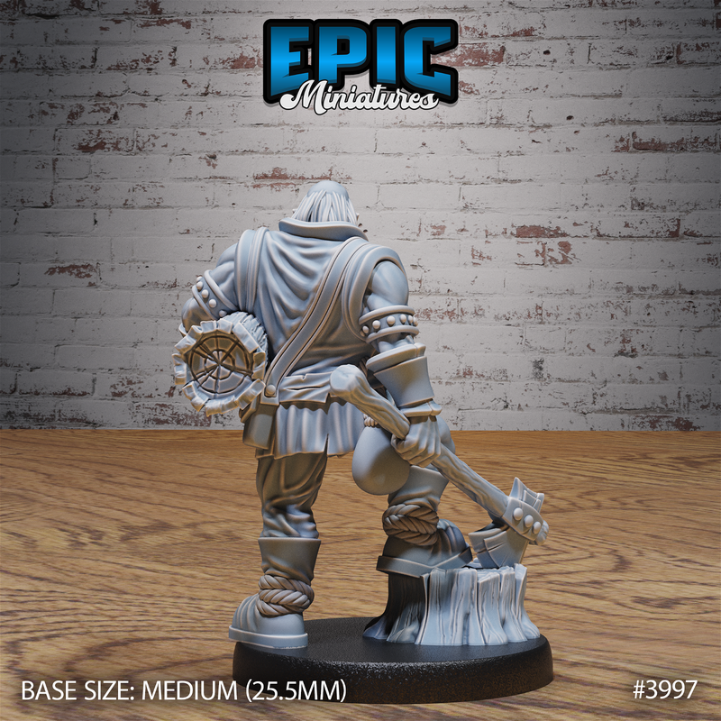 Orc Villager 3D-printed model