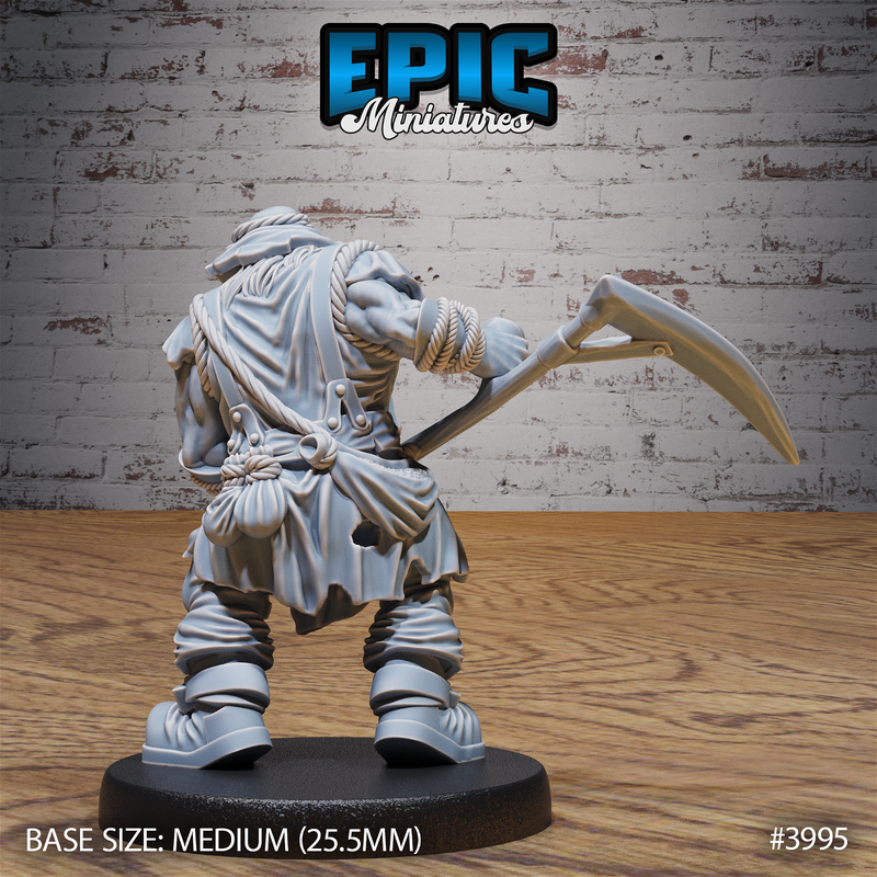 Orc Villager 3D-printed model
