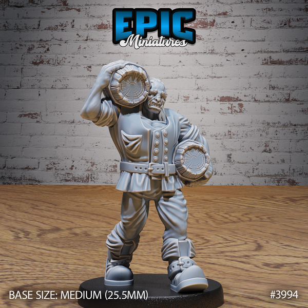 Orc Villager 3D-printed model