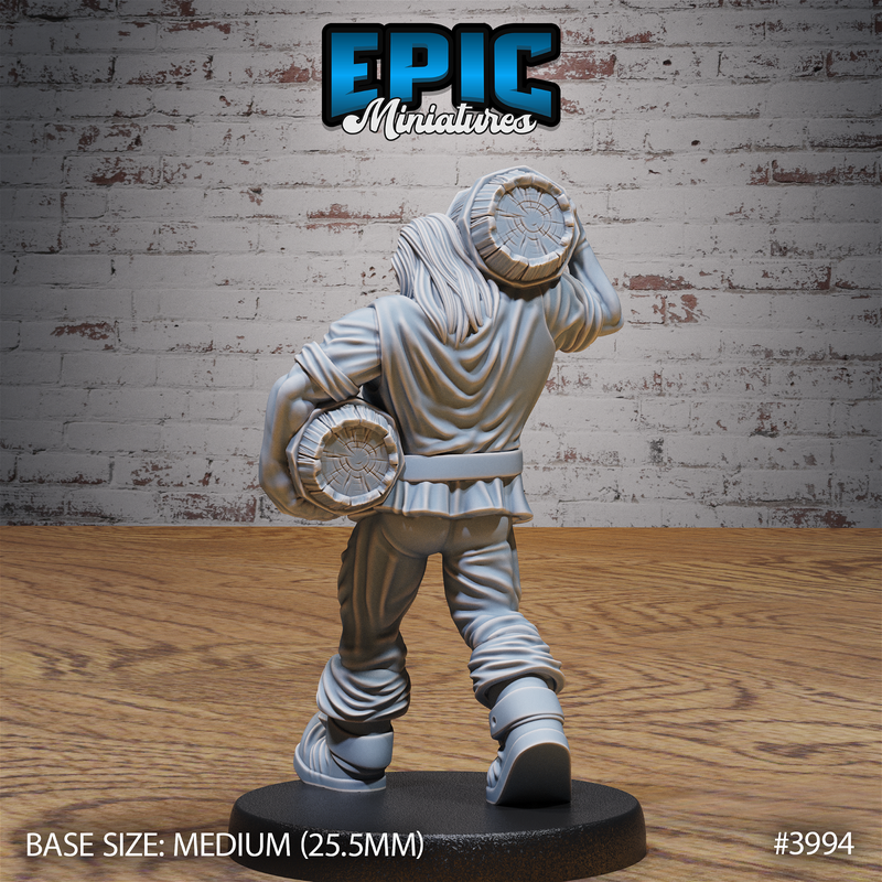 Orc Villager 3D-printed model