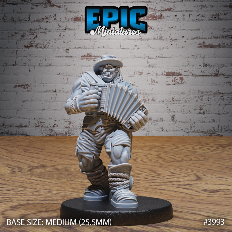 Orc Villager 3D-printed model