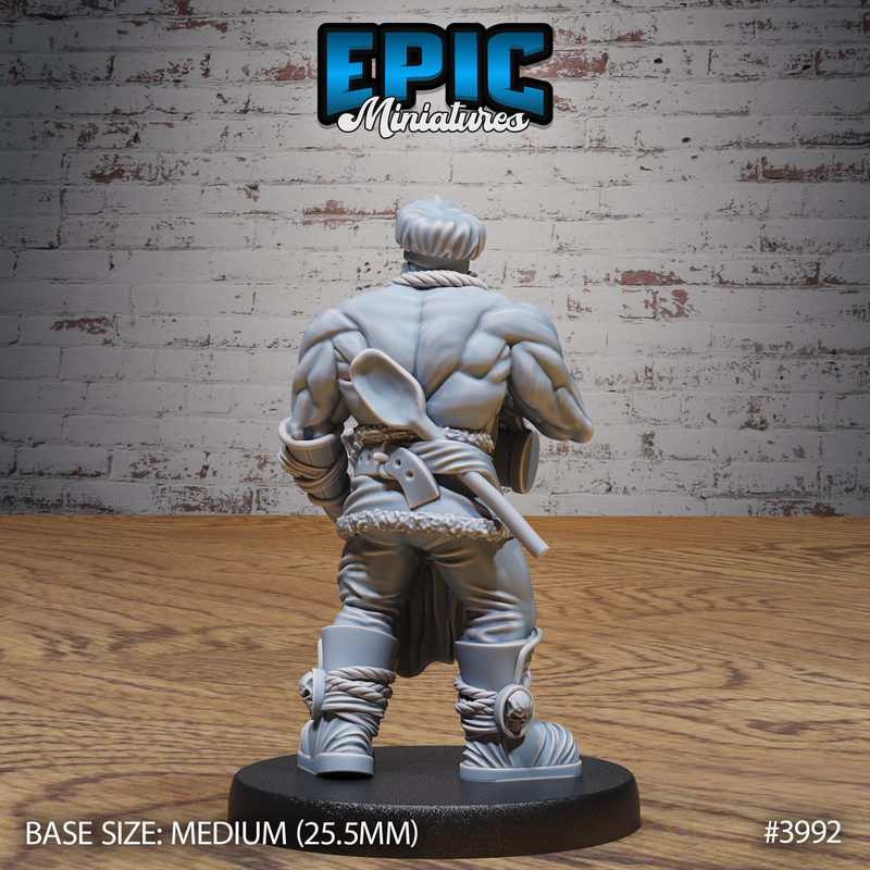 Orc Villager 3D-printed model