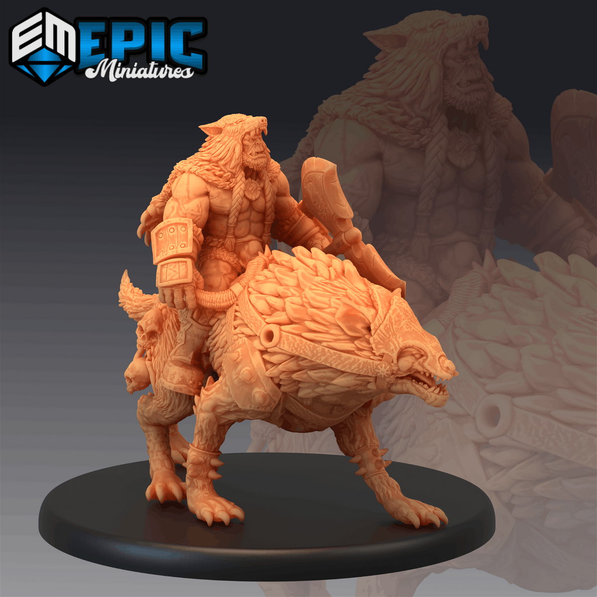 Orc Warg Rider - The Printable Dragon