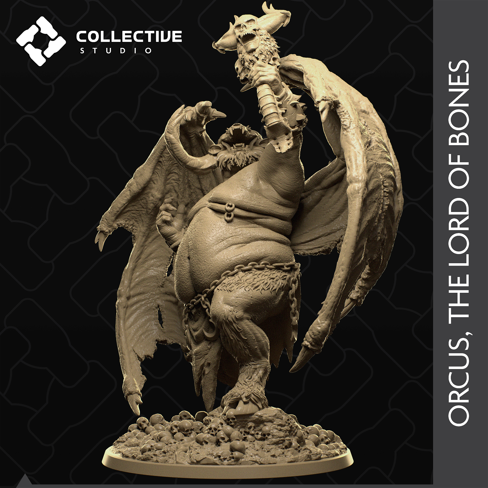 Orcus The Lord Of Bones - The Printable Dragon