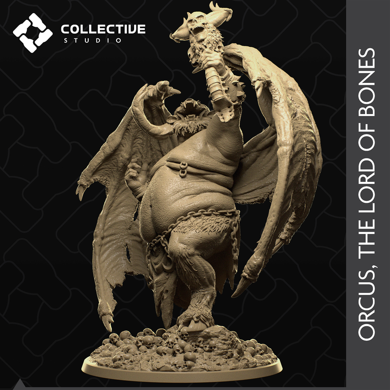 Orcus The Lord Of Bones 3D-printed model