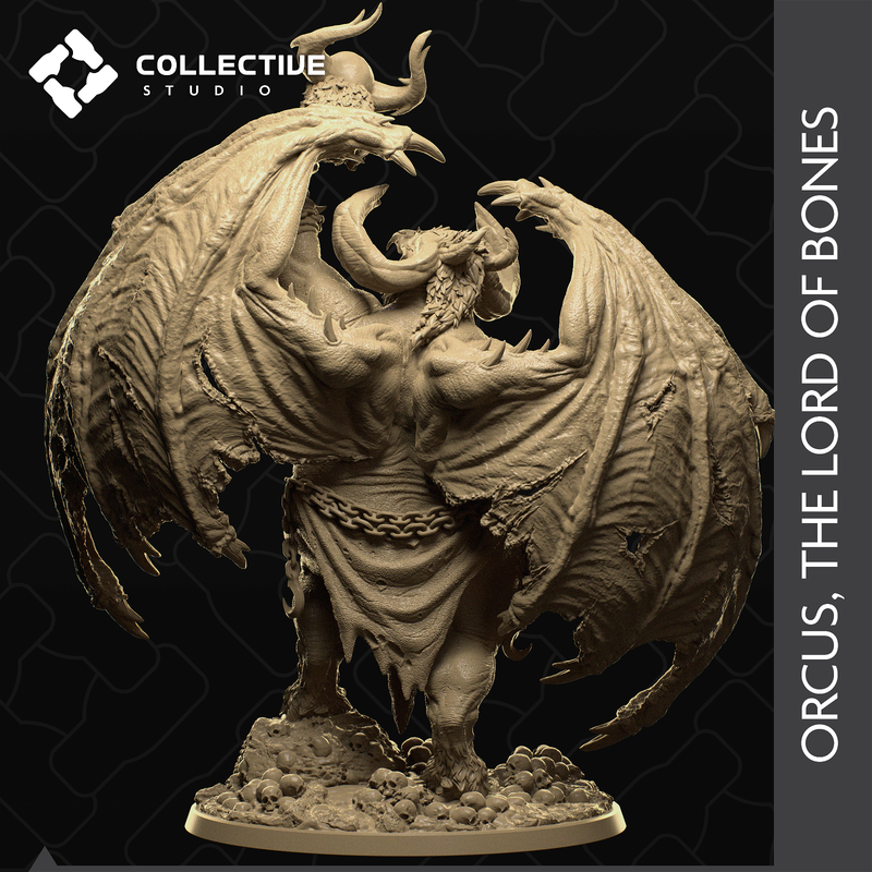 Orcus The Lord Of Bones 3D-printed model