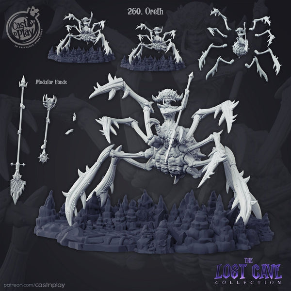 Oreth - Loith The Spider Queen - The Printable Dragon