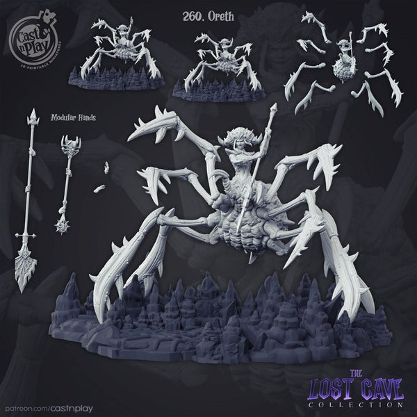 Oreth - Loith The Spider Queen 3D-printed model