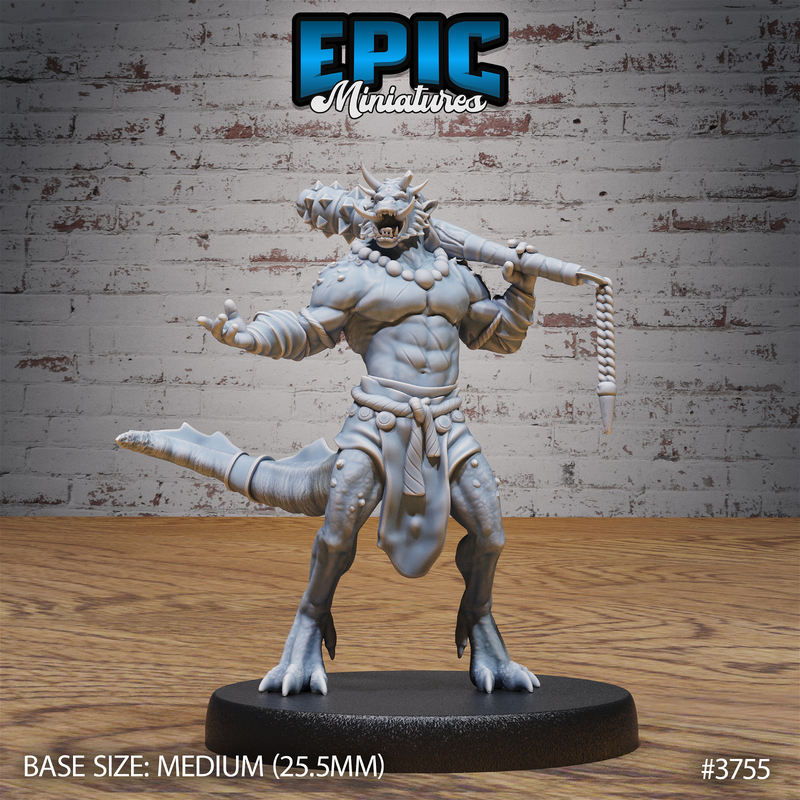 Oriental Half-Dragon 3D-printed model