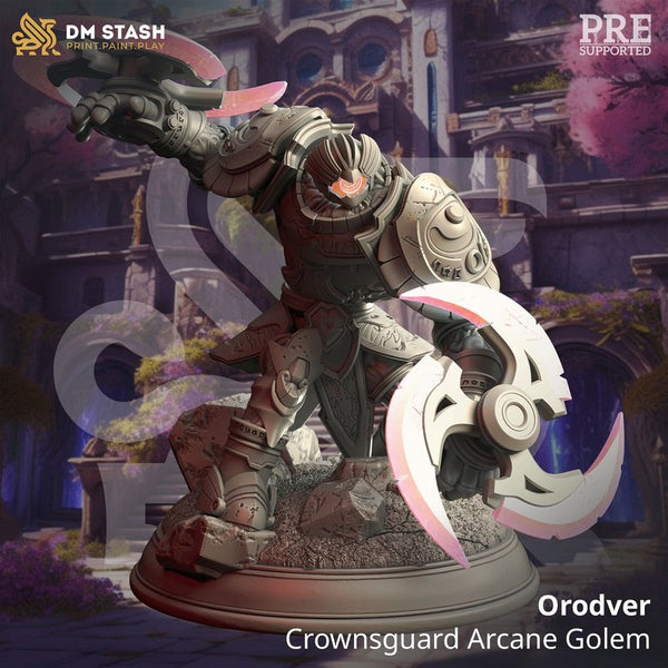 Orodver - Crownsguard Arcane Golem 3D-printed model