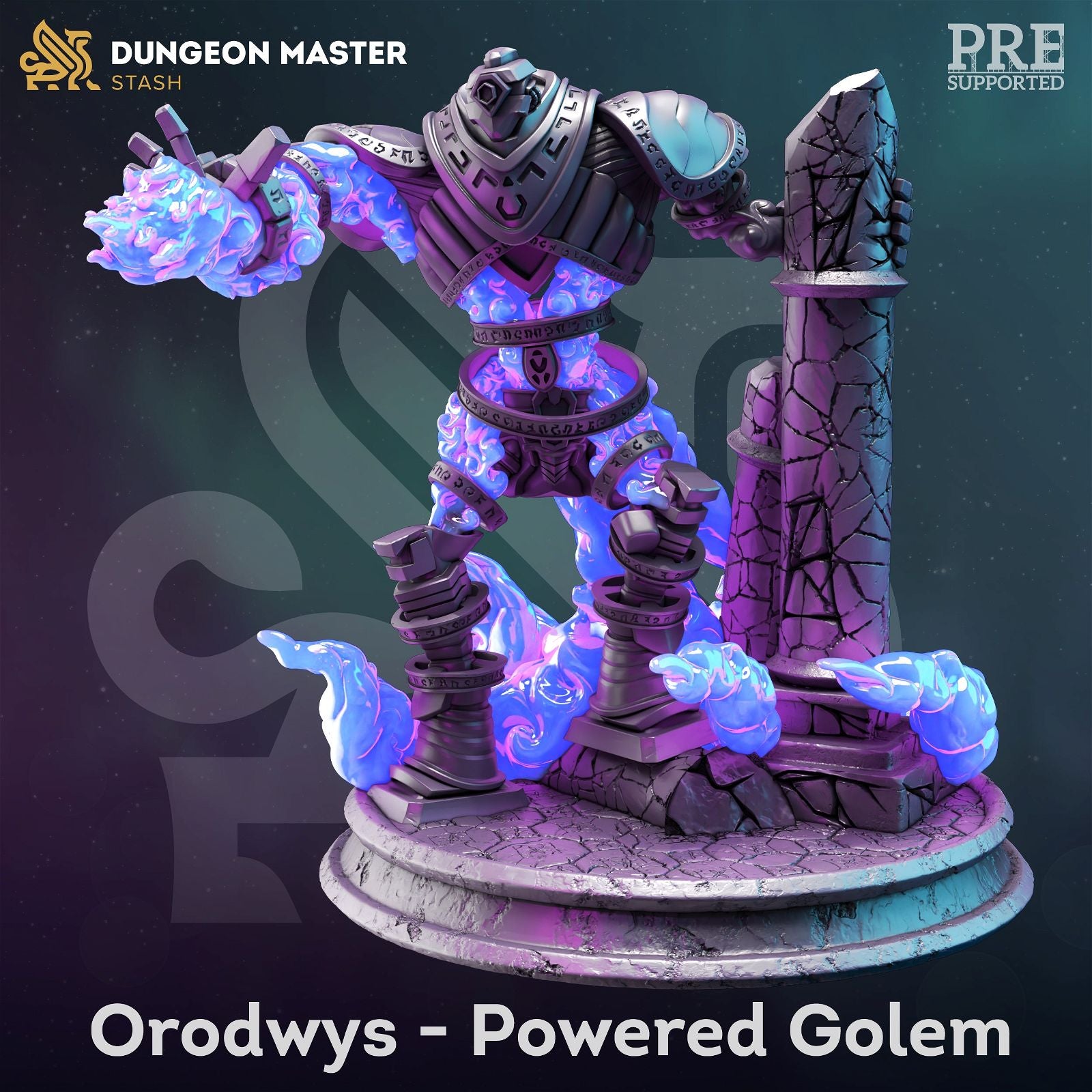 Orodwys The Powered Golem - The Printable Dragon