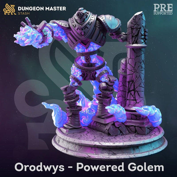 Orodwys The Powered Golem 3D-printed model