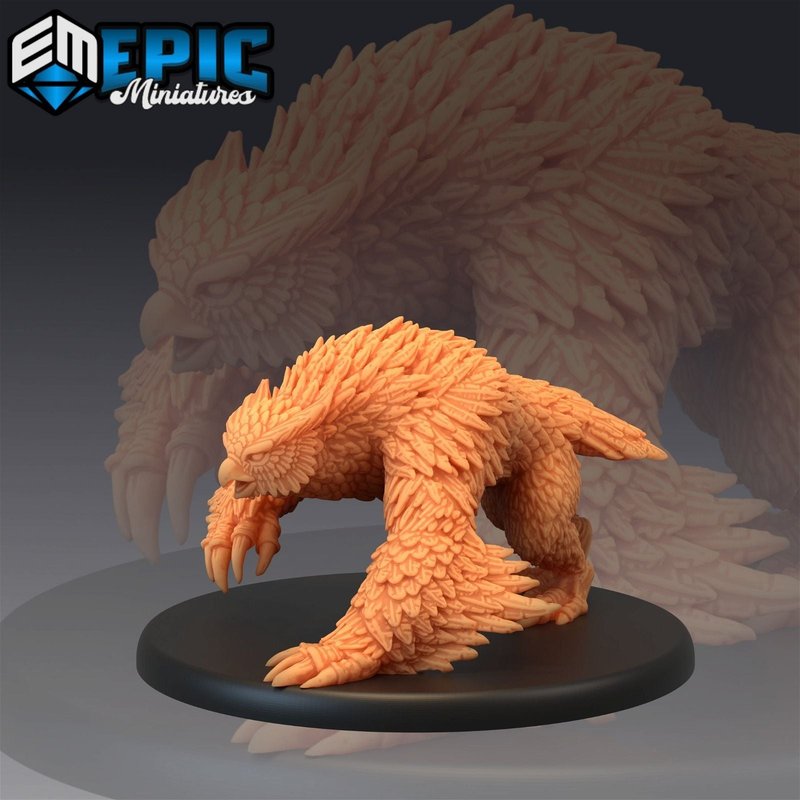 Owlbear 3D-printed model