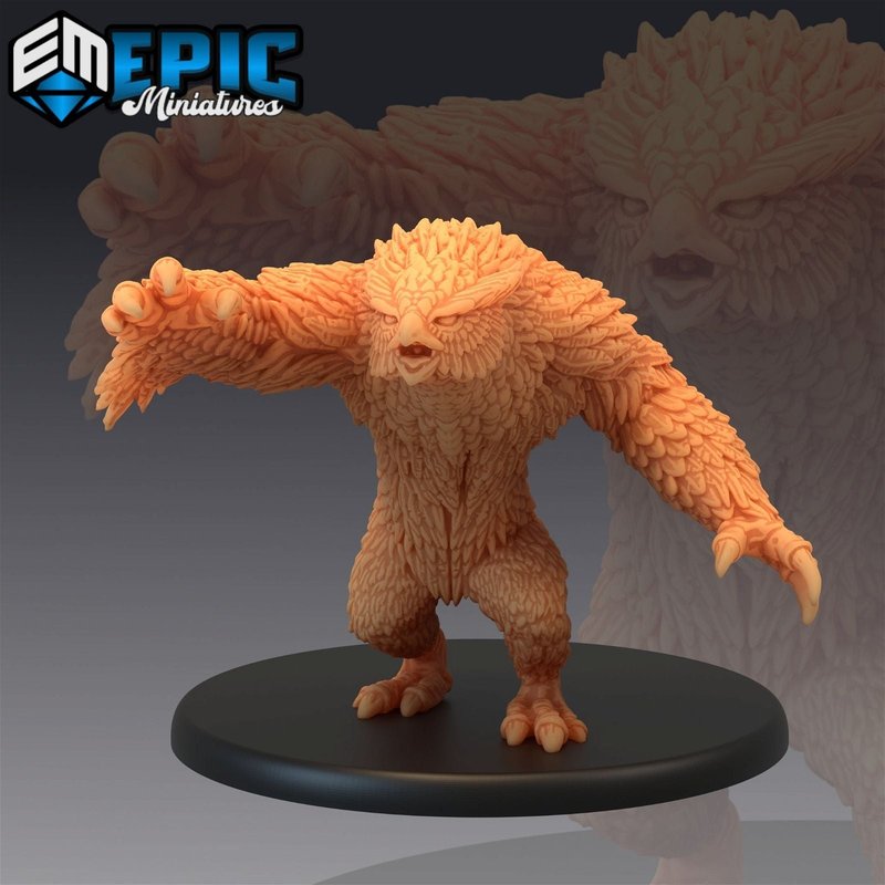 Owlbear 3D-printed model