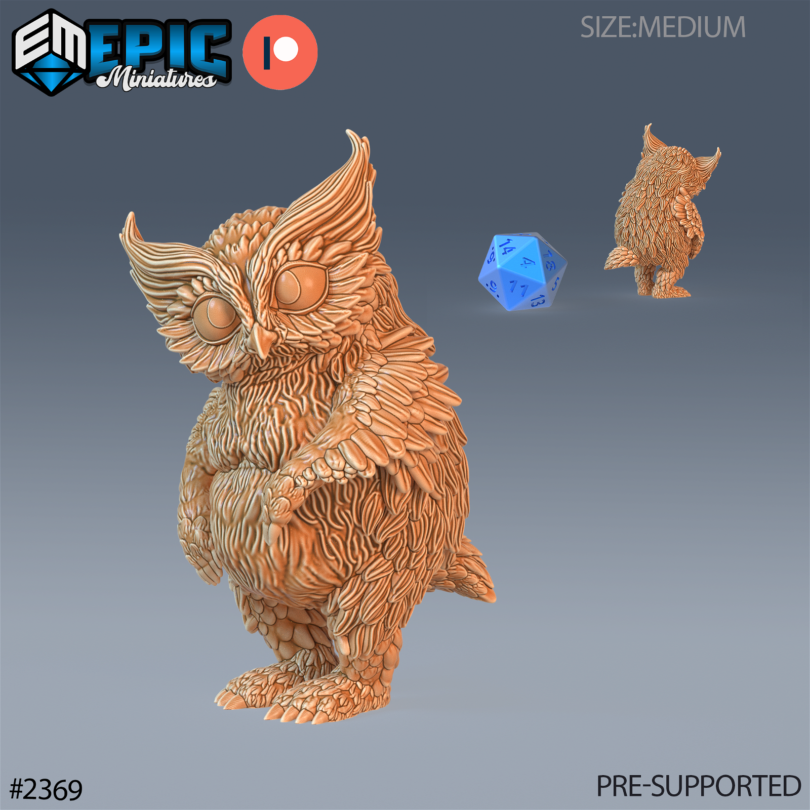 Owlbear Bady - The Printable Dragon