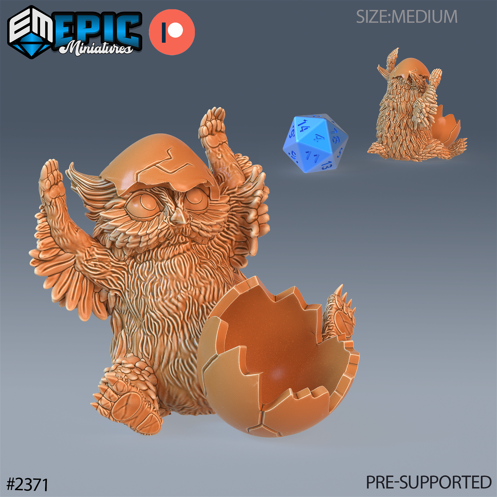 Owlbear Bady - The Printable Dragon